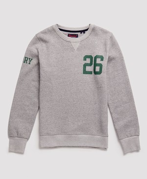 Superdry Classic Varsity Férfi Pulóver Szürke | CWBMS0527